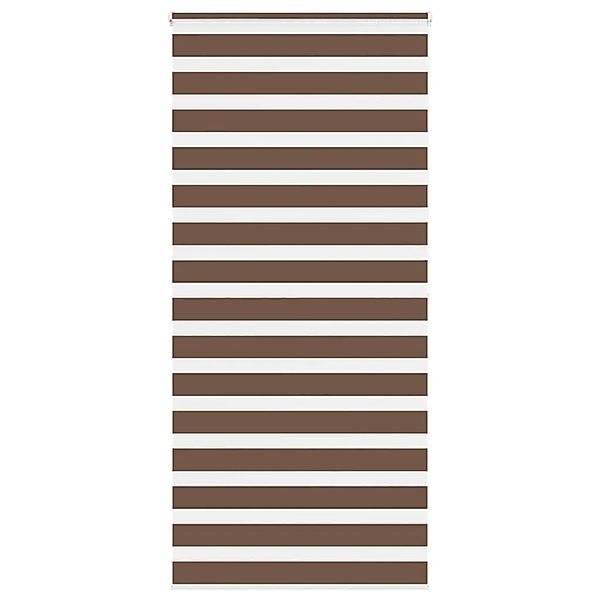 vidaXL Doppelrollo Braun 105x200 cm Stoffbreite 100,9 cm Polyester 4014366 günstig online kaufen