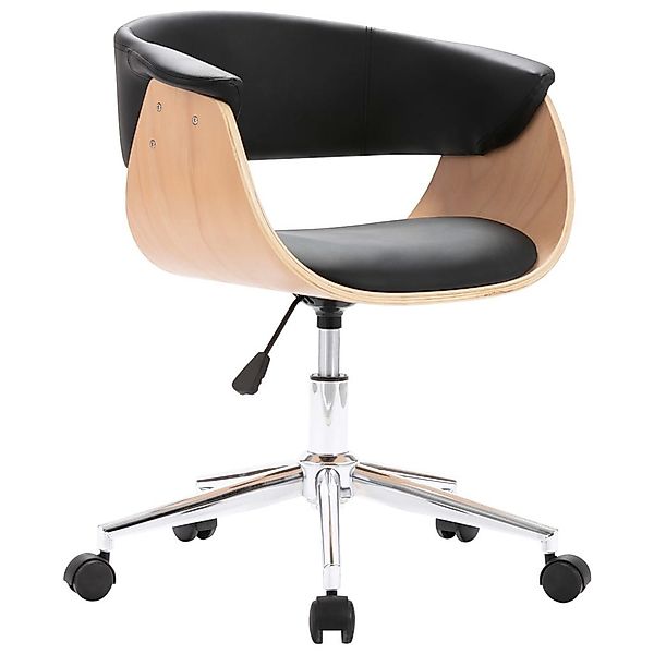 vidaXL Esszimmerstuhl Esszimmerstuhl Drehbar Schwarz Bugholz günstig online kaufen