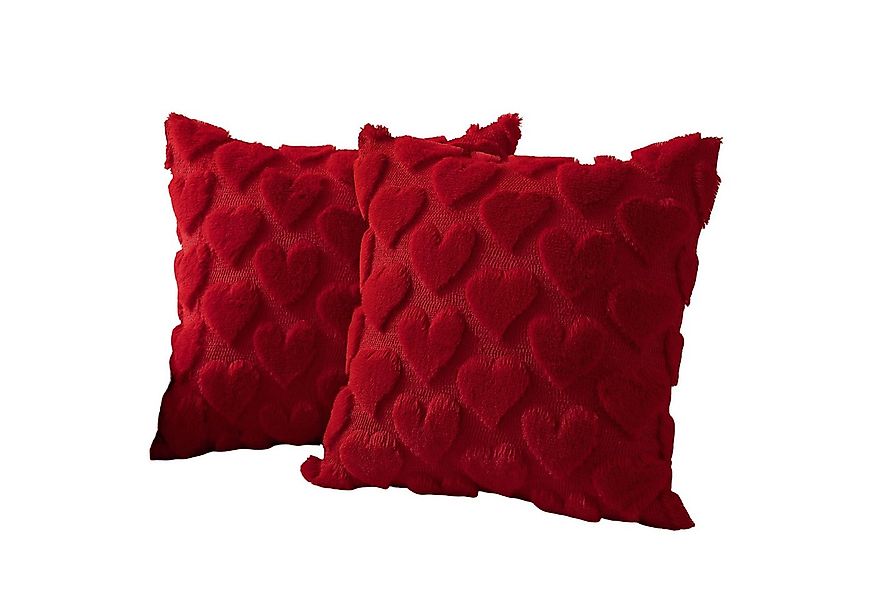 CLTYQ Kissenbezüge Valentinstags-Kissenbezüge,45 x 45cm, 2 Stück, Dekokisse günstig online kaufen