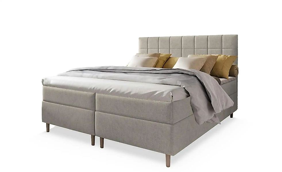 MASSENO Boxbett mit Bettkasten Ibiza ¦ beige ¦ Maße (cm): B: 160 H: 110 Bet günstig online kaufen