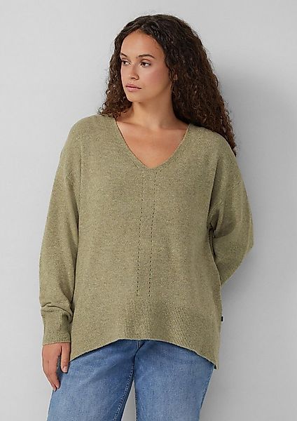 QS Longpullover Strickpullover Weicher Strickpullover günstig online kaufen