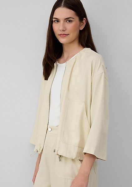 s.Oliver Funktionsjacke Indoor-Jacke Blouson im Relaxed Fit mit 3/4-Ärmeln günstig online kaufen