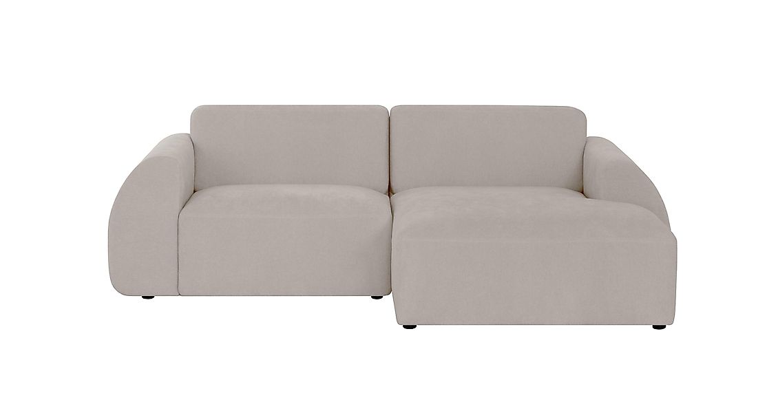 NADUVI Collection | Ecksofa Mattis rechts 2,5-Sitzer Bouclé günstig online kaufen