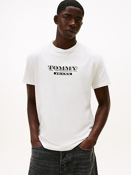 Tommy Jeans Rundhalsshirt TJM BILLS FONT regular fit, Rundhals, bedruckt günstig online kaufen