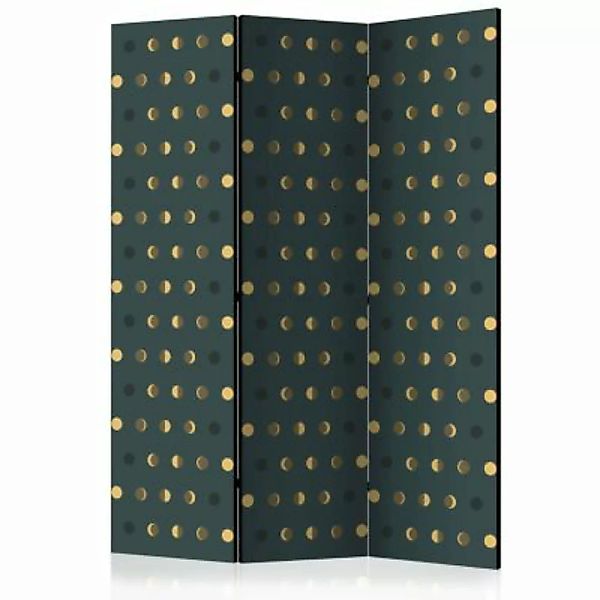 artgeist Paravent Dots [Room Dividers] gelb/grün Gr. 135 x 172 günstig online kaufen