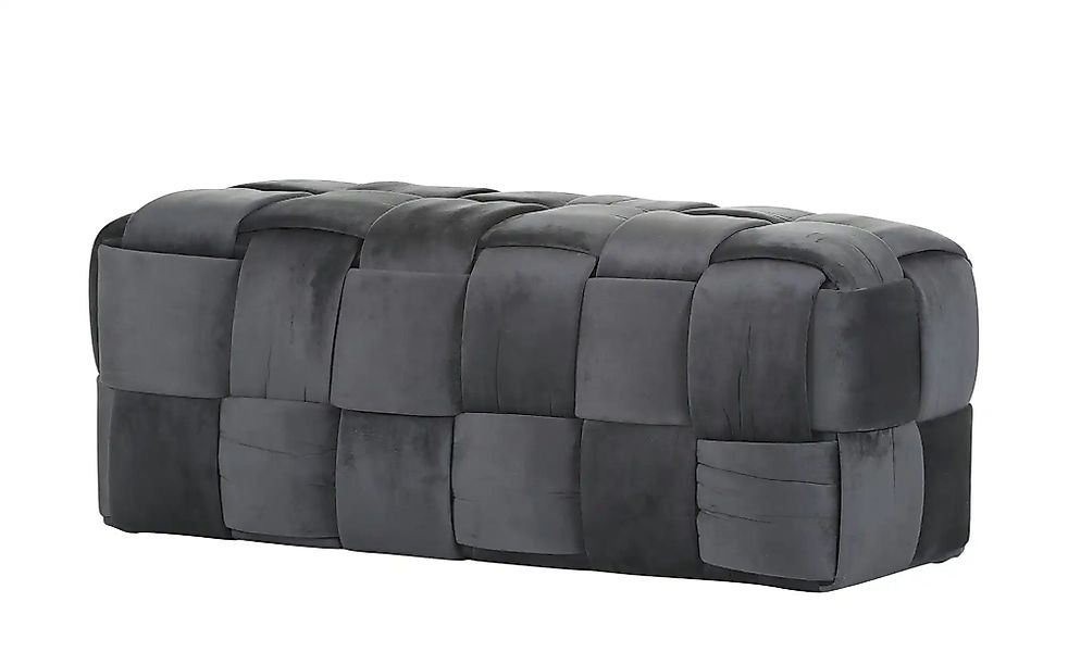 Hockerbank  Weave ¦ grau ¦ Maße (cm): B: 110 H: 45 T: 45.0 Polstermöbel > H günstig online kaufen