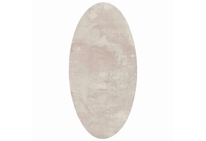 vidaXL Teppich Bereichsteppiche Oval HUARTE Beige 80 x 150 cm 100 %Polyeste günstig online kaufen