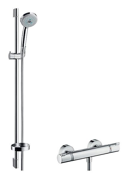 hansgrohe Duschsystem Croma 100, Höhe 95.8 cm, 3 Strahlart(en), 100 Multi m günstig online kaufen