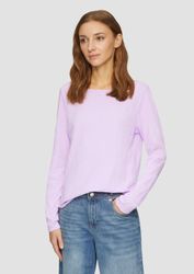 s.Oliver Langarmshirt T-Shirt Longsleeve mit Flammgarnstruktur günstig online kaufen