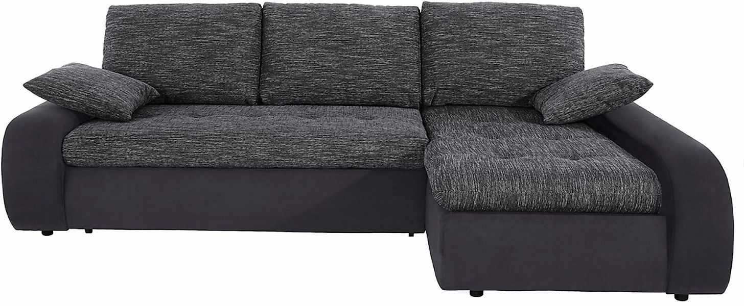 TRENDMANUFAKTUR Ecksofa "Indie, modern und bequem, Materialmix, L-Form", wa günstig online kaufen