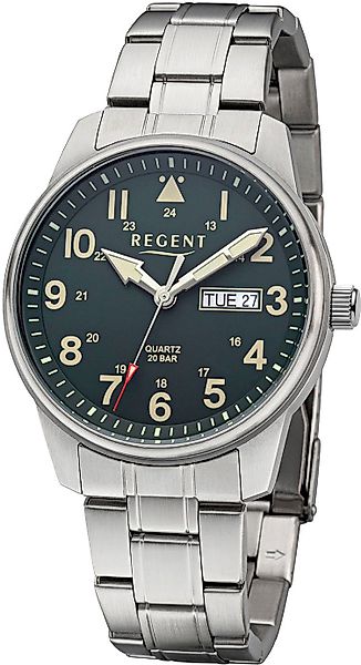 Regent Quarzuhr F1445 - 19144297, Armbanduhr,Herrenuhr,Edelstahlarmband,bis günstig online kaufen