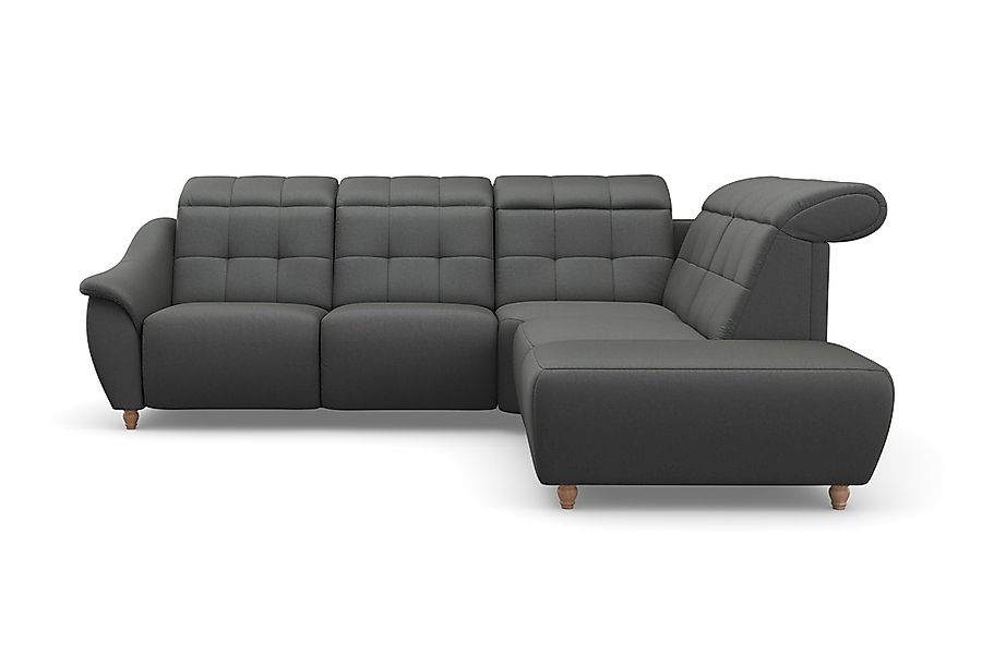 Home affaire Ecksofa »Boston L-Form«, Kopfteilverstellung an jeder Sitzfläc günstig online kaufen