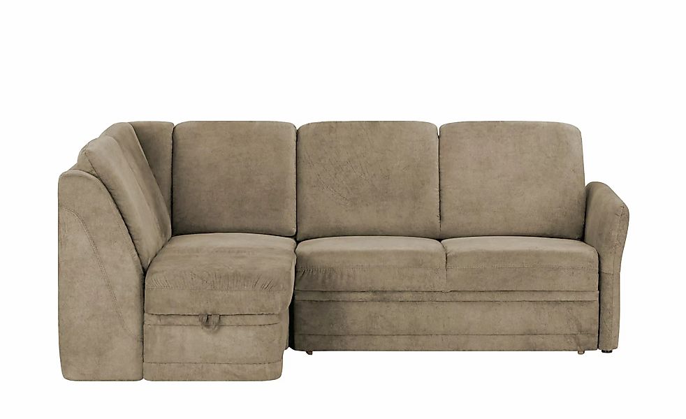 Polstermöbel Oelsa Ecksofa  Luna ¦ braun ¦ Maße (cm): B: 224 H: 91 T: 160.0 günstig online kaufen