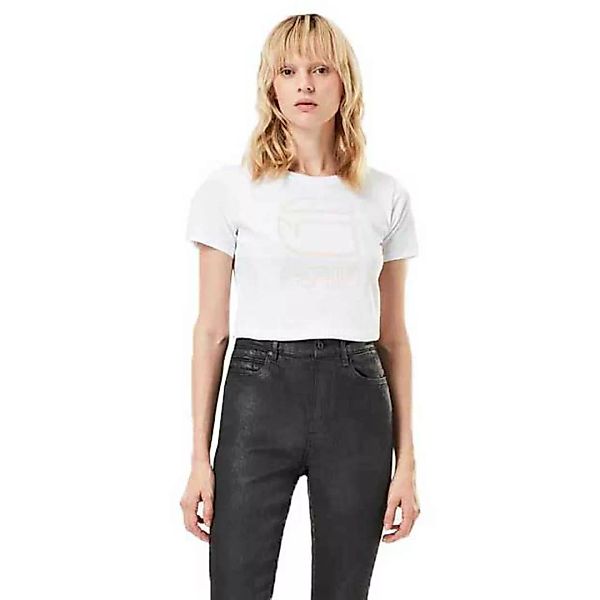 G-star Graphic Graw Optic Slim Kurzarm T-shirt 2XS White günstig online kaufen
