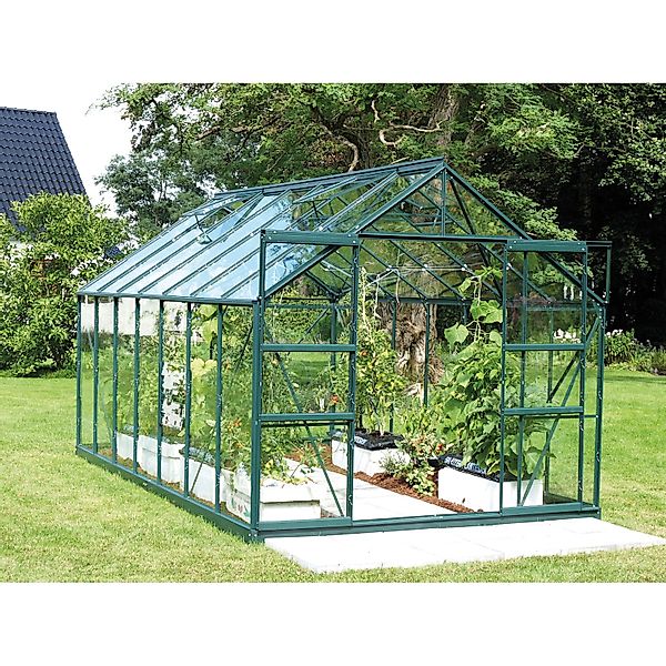 Vitavia Gewächshaus Uranus 11500 Smaragd 11,5 m² inkl. Fundament günstig online kaufen