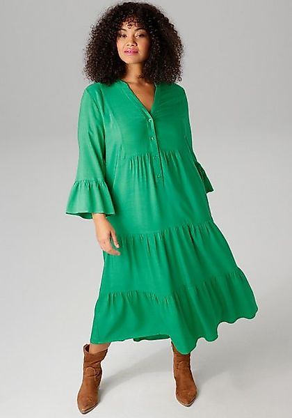 Aniston PLUS Midikleid, In trendigen Farben günstig online kaufen