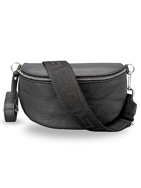 Adel Bags Gürteltasche Bauchtasche Damen Leder Schwarz, Umhängetasche, Echt günstig online kaufen