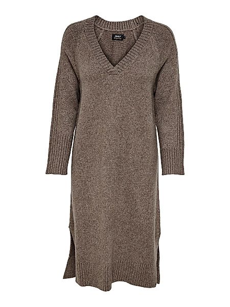 ONLY V-ausschnitt- Kleid Damen Grau günstig online kaufen