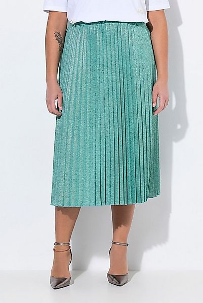 MIAMODA Plisseerock Plisseerock Straight Fit Glitter-Effekt günstig online kaufen