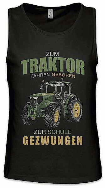 Urban Backwoods Tanktop Zum Traktor Fahren Geboren Ärmelloses T-Shirt Farm günstig online kaufen