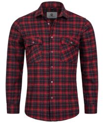 Rock Creek Flanellhemd Herren Flanellhemd Hemd günstig online kaufen