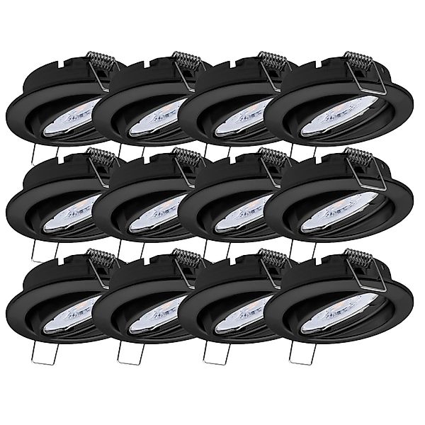 Oktaplex 12er Set Einbauleuchte Dijon 3-Stufen Dimmbar inkl. LED Modul Warm günstig online kaufen