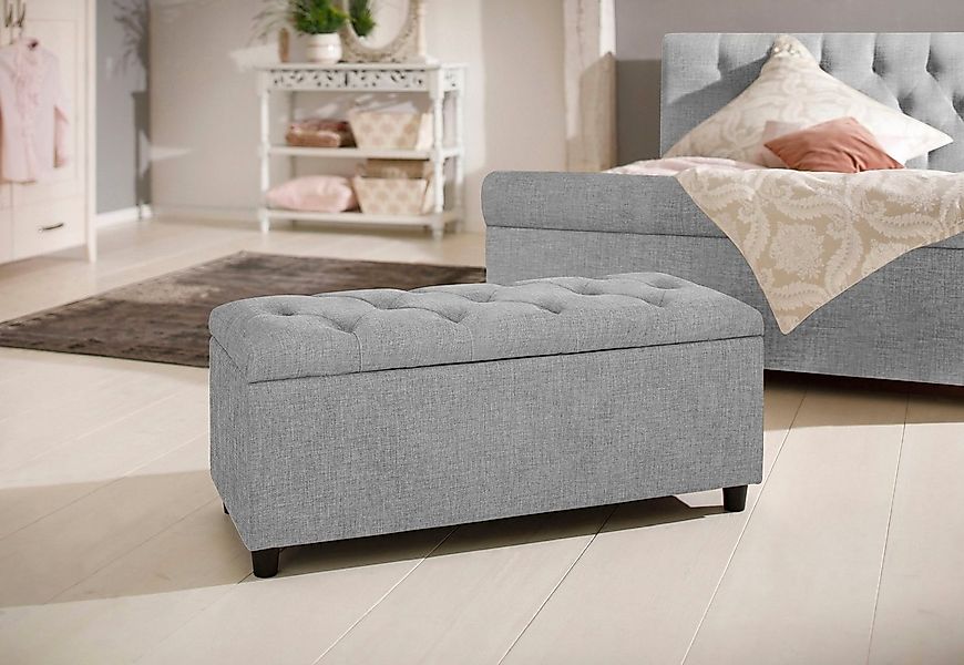 Home affaire Polsterbank Goronna, in 5 Farben, Sitzhöhe 41,5 cm, auch als G günstig online kaufen