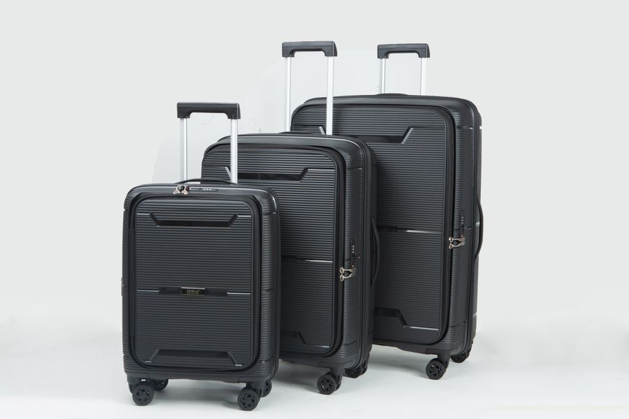 Super Solu Hartschalen-Trolley Erweiterbarer Hartschalenkoffer, Frontöffnun günstig online kaufen
