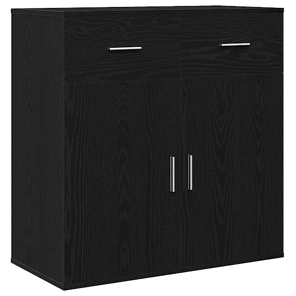 vidaXL Sideboard Sideboard Schwarze Eiche 79 günstig online kaufen