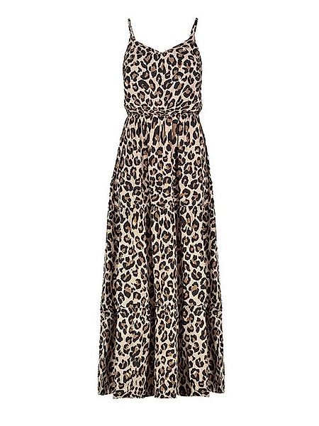 SUBLEVEL Shirtkleid DOB Maxi Volant-Design mit Spaghettiträgern (lang) DOB_ günstig online kaufen