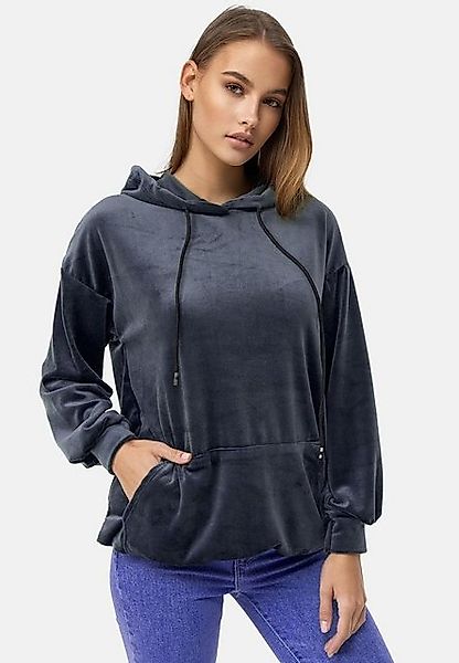 enflame Hoodie Langer Kapuzen Oversized Velours (1-tlg) Enflame Q - 51227 günstig online kaufen