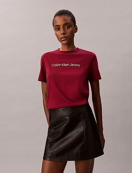 Calvin Klein Jeans T-Shirt mit Logoschriftzug günstig online kaufen