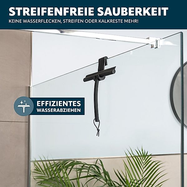 bremermann Duschabzieher Fensterabzieher, mit Halterung ohne Bohren, siliko günstig online kaufen