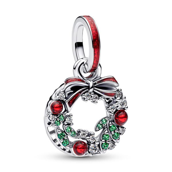 Pandora Kettenanhänger Charm-Silber Adventskranz günstig online kaufen