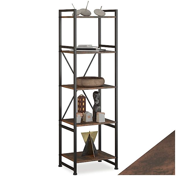 tectake Bücherregal Regal, Set 1-tlg., Industrial günstig online kaufen