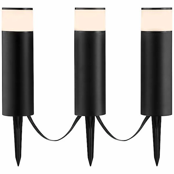 Brilliant LED Gartenleuchte »Dody« LED-Modul 3 Stk. warmweiß - kaltweiß LED günstig online kaufen