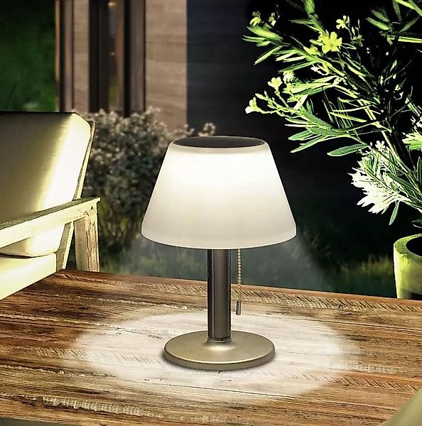 BlingBin LED Solarleuchte LED Solar Tischlampe günstig online kaufen