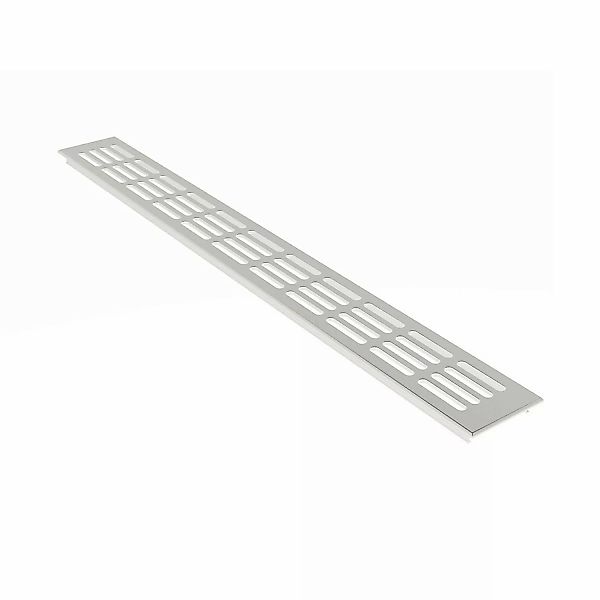 MS Beschläge Lüftungsgitter 60 x 200 mm Alu Silber F1 Eloxiert Belüftungsgi günstig online kaufen