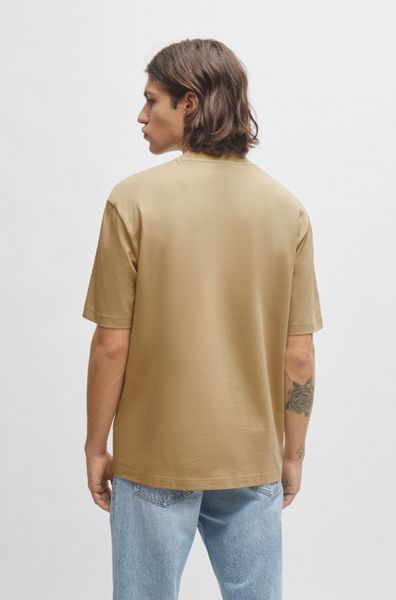 HUGO Blue T-Shirt "Nieros" mit Logo-Patch günstig online kaufen