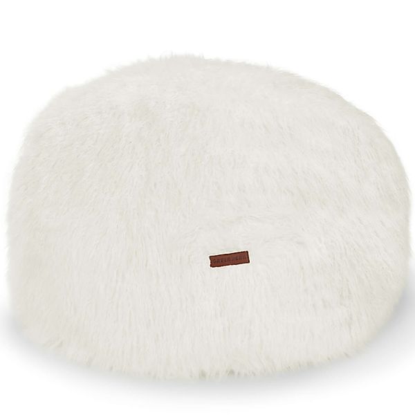 Green Bean Pouf runder Sitzpouf Felloptik günstig online kaufen