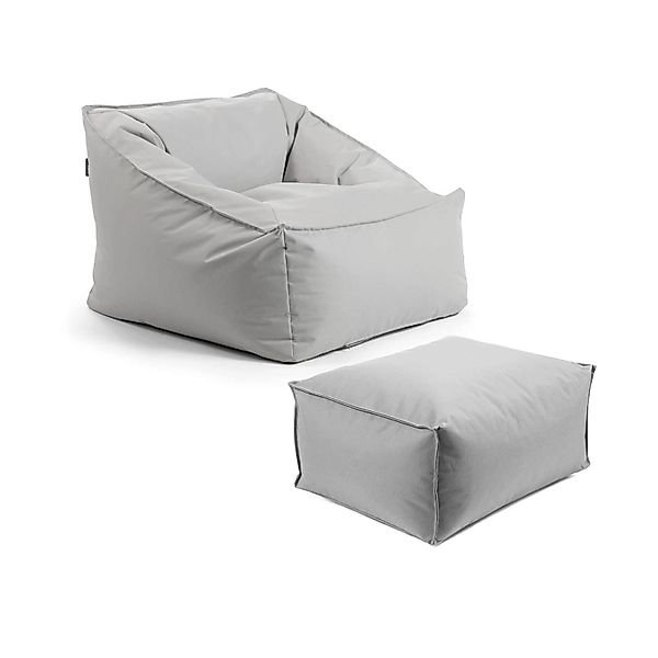 mokebo Gartensessel mit Pouf Der Sunnyboy Bean Bag oder Outdoor Sitzsack mi günstig online kaufen