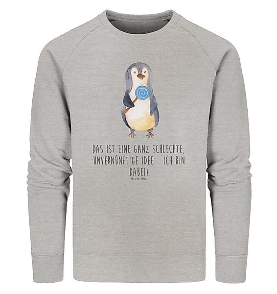 Mr. & Mrs. Panda Longpullover Pinguin Lolli Größe L - Heather Grey - Gesche günstig online kaufen