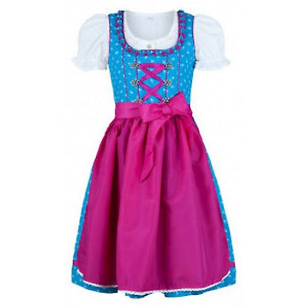 Nübler  Kurze Kleider Trachten   Dirndl für Mädchen in türkis günstig online kaufen