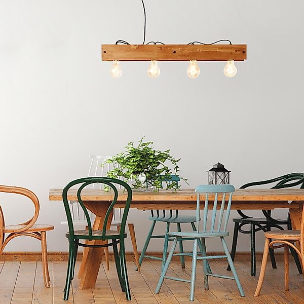 Brilliant Pendelleuchte »Calandra«, 4 flammig, Leuchtmittel E27   ohne Leuc günstig online kaufen