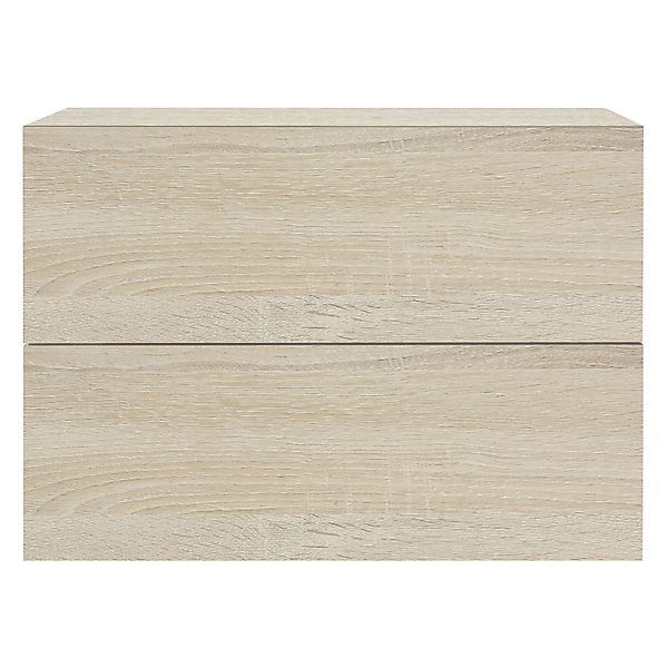 ML-Design 2Er Set Nachttisch 2 Schubladen Beige Sonoma-Eiche 42x29 cm günstig online kaufen