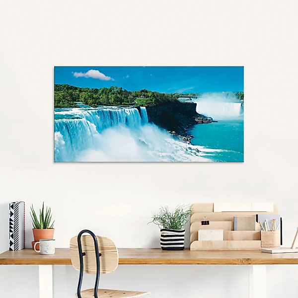 Artland Glasbild "Niagara" Gewässer 1 Stk. tlg. in verschiedenen Größen günstig online kaufen
