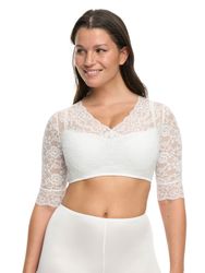 Susa Dirndlbluse Wiesn-Zauber florale Spitze, halbarm, günstig online kaufen