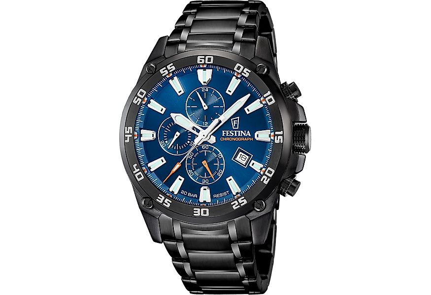 Festina Chronograph Timeless Chronograph F20735/1, Quarzuhr, Armbanduhr, He günstig online kaufen