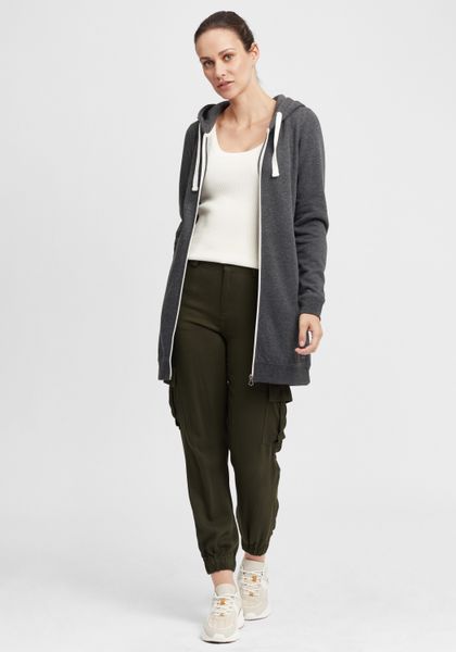 OXMO Kapuzensweatjacke OXOlinda Kapuzenpullover mit weicher günstig online kaufen