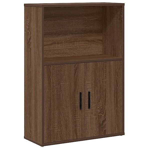 vidaXL Bücherregal Bücherregal Braun Eichen-Optik 60x24x85 günstig online kaufen